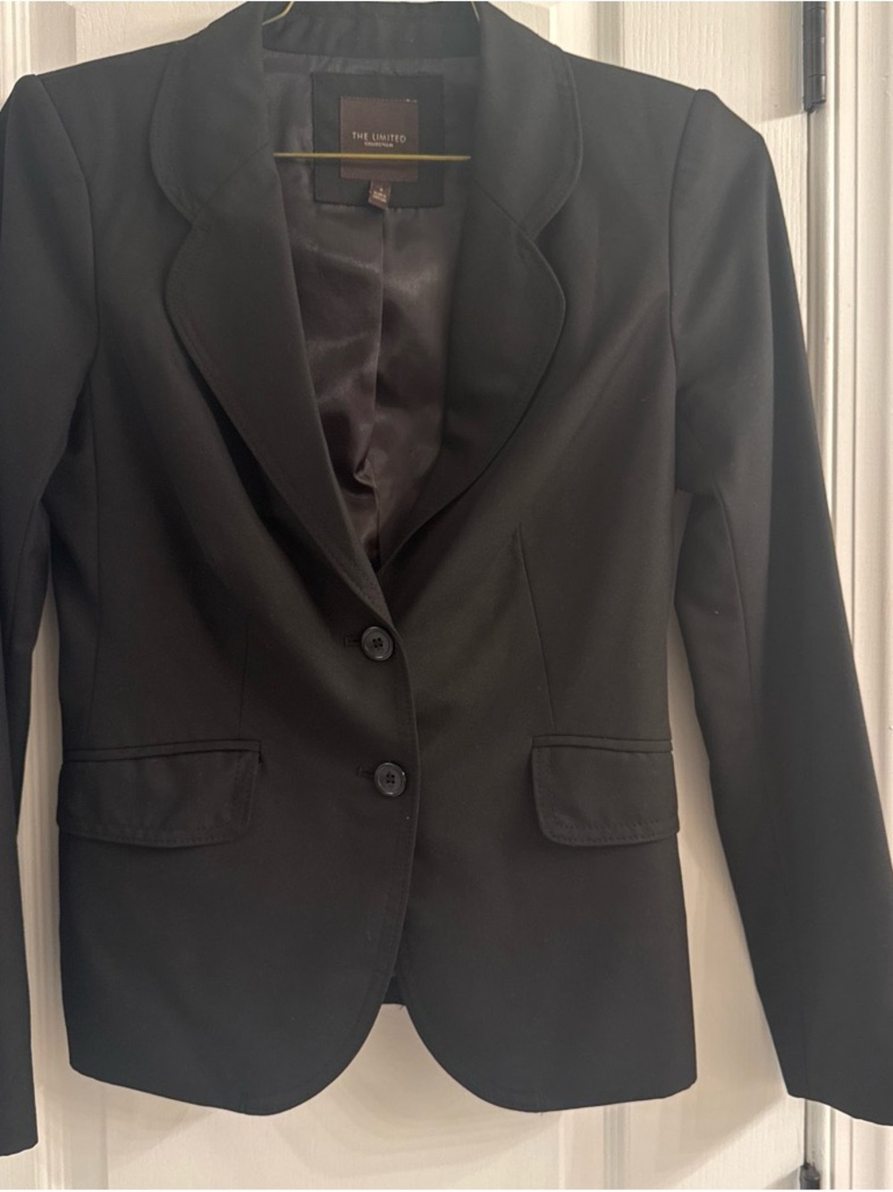 The Limited Black Women's Notch-Lapel Blazer